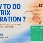 how to do matrix operations