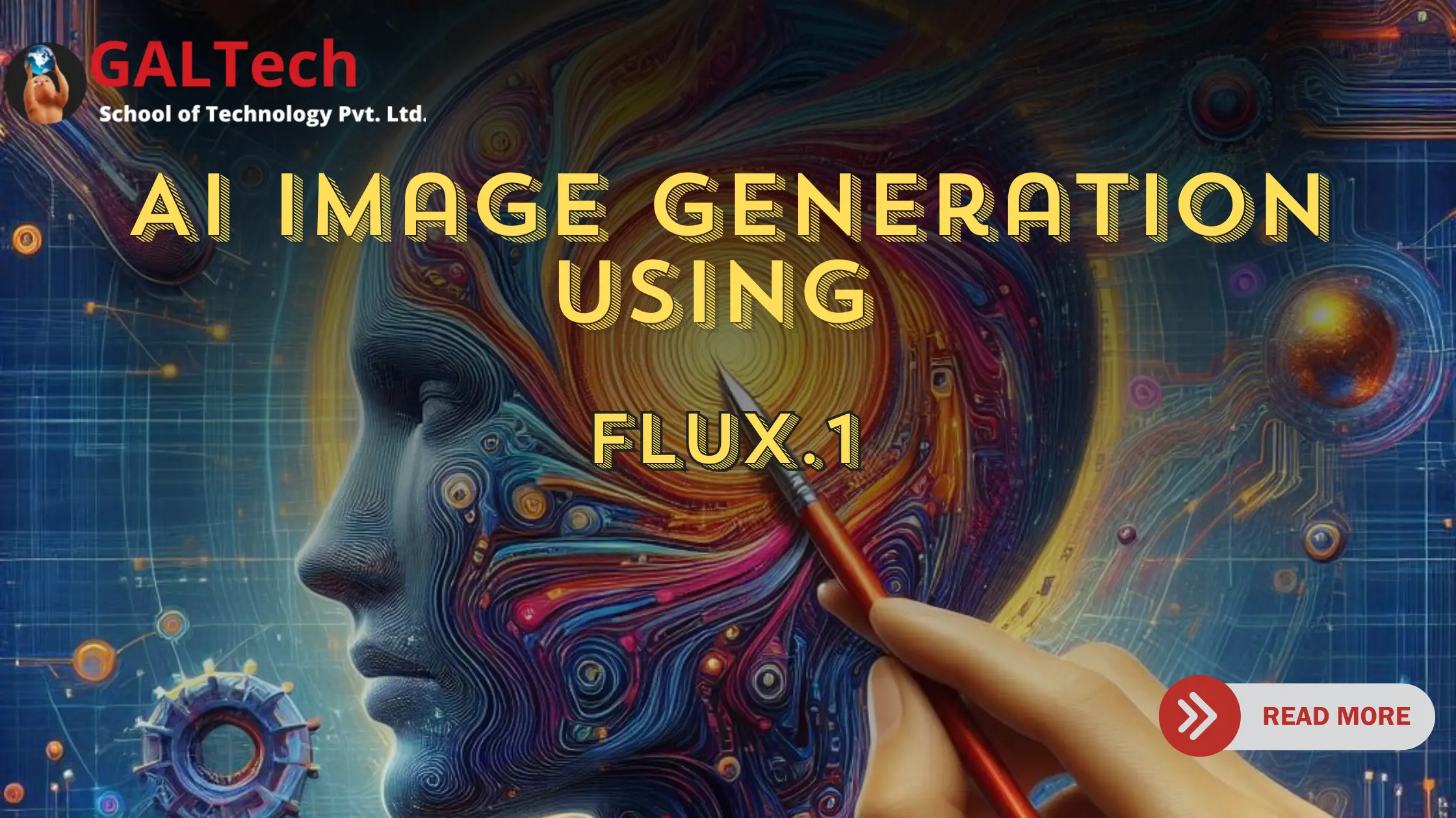 Ai image generation using Flux.1 representing image